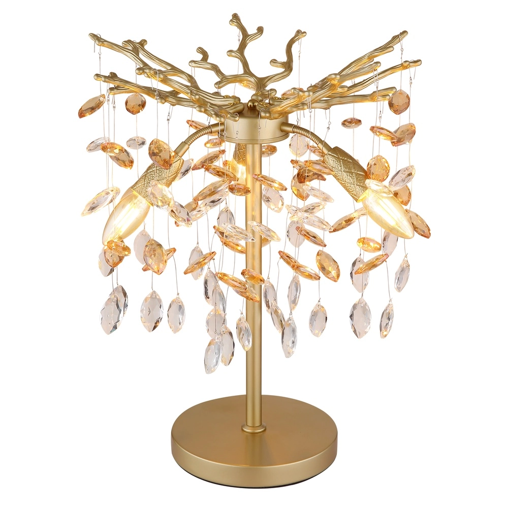 Lampe de table Queena or Ø 36cm