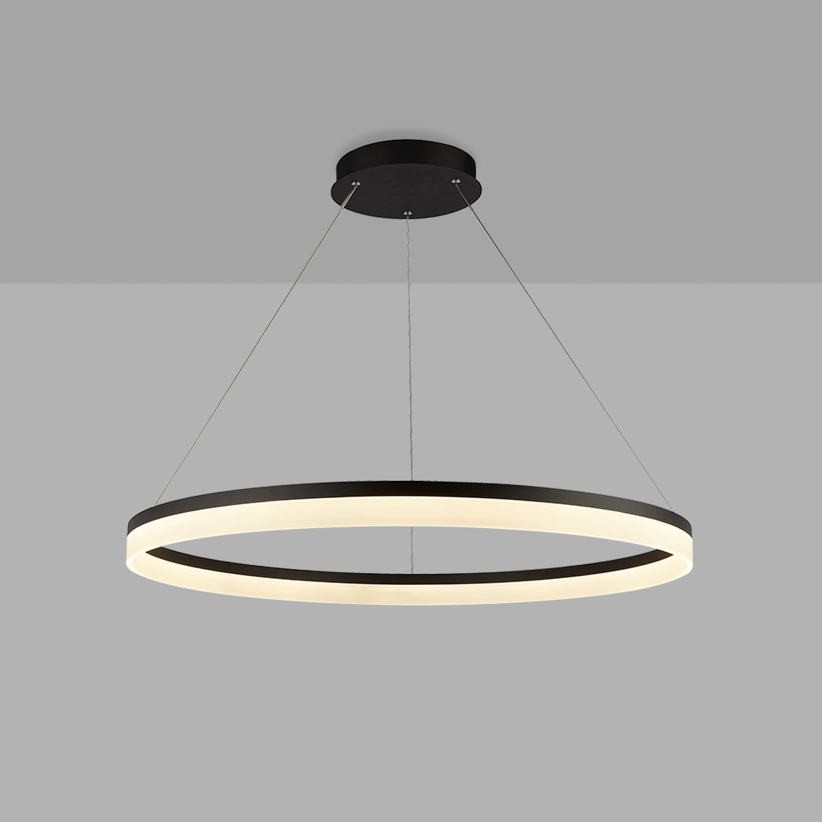 Lampe suspendue élégante Ara Ø 100cm noir