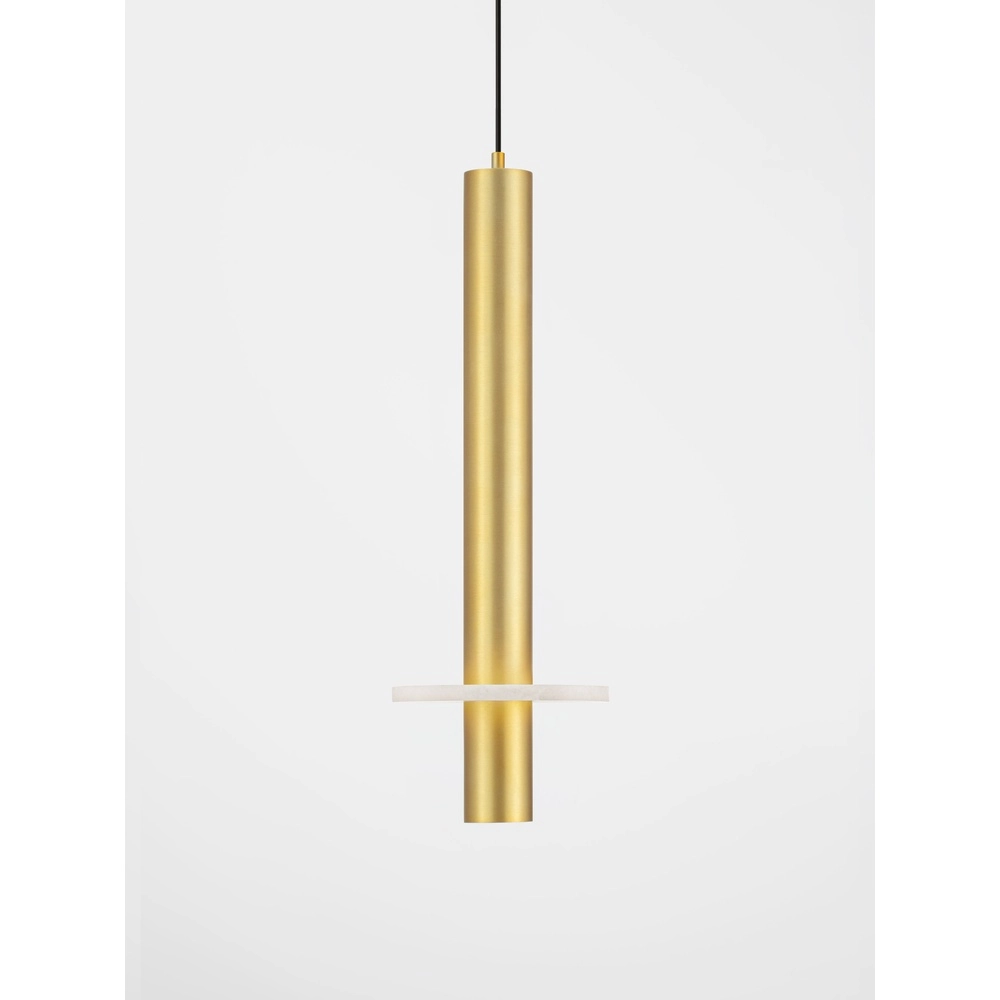 Lampe pendante de conception Noemi or avec blanc Ø 11cm