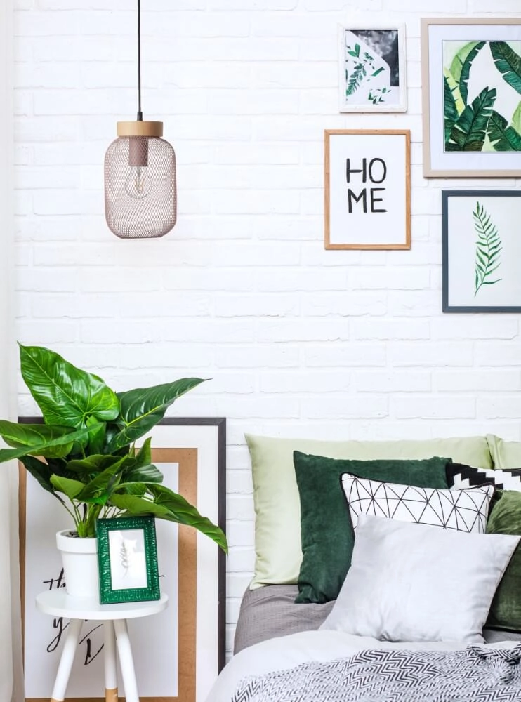 Lampe suspendue rose Giada avec du bois Brilliant 4004353354229