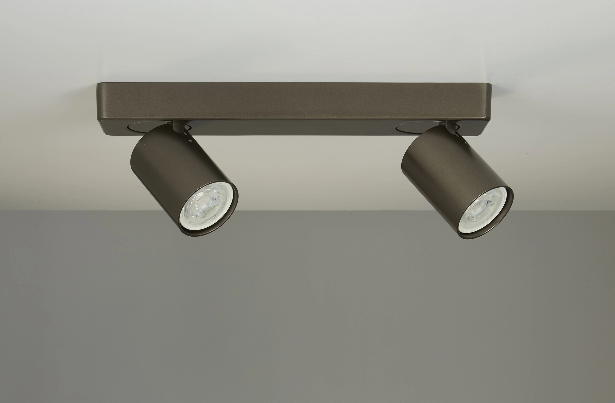Lampe de plafond Moon 2 bronze rectangulaire Lyora 5053423311838