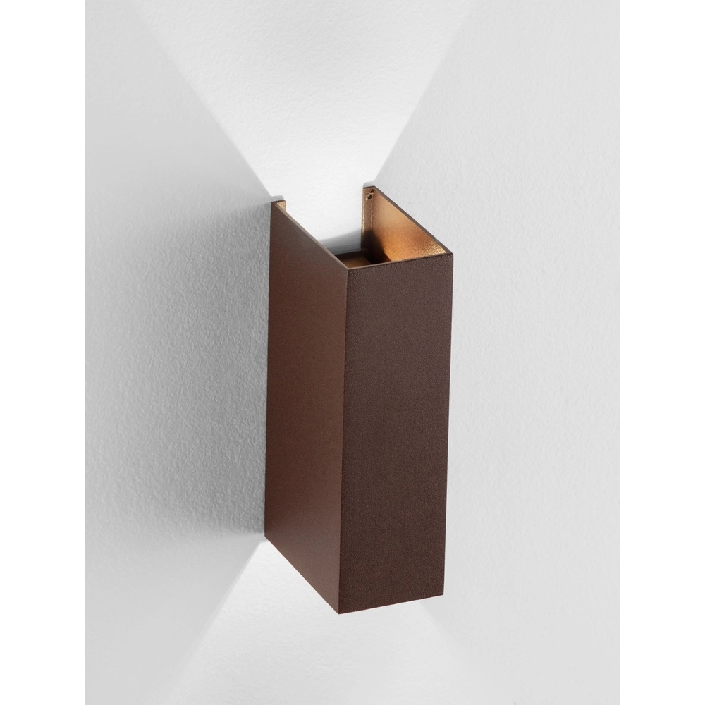 Spot mural épuré Orion Brun rouille Lyora 5212017470478