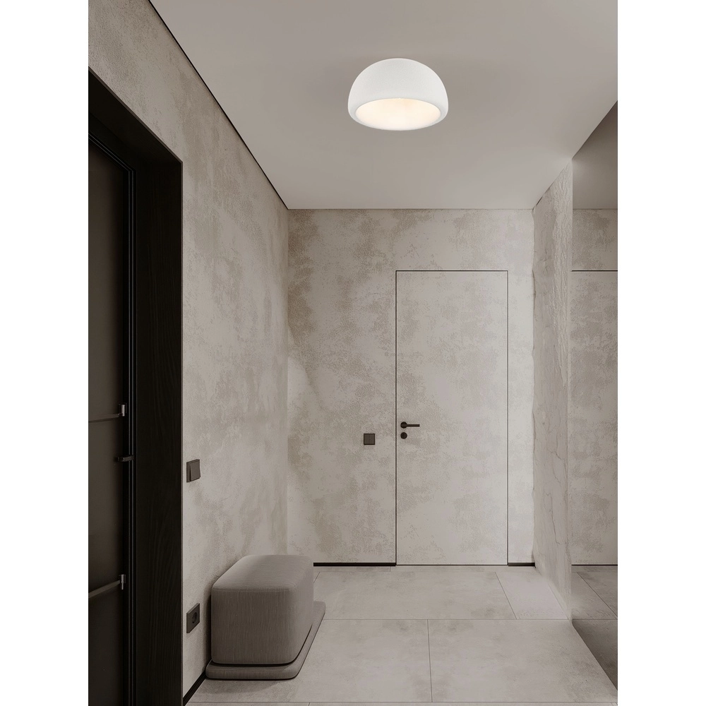 Lampe de plafond moderne Davo blanc Ø 43cm