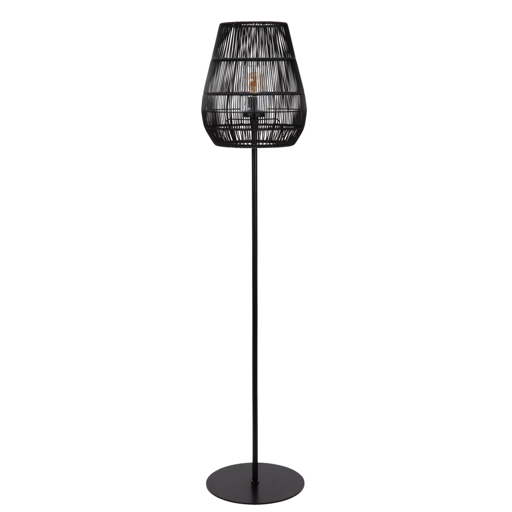 Lampe de pied Nerida IP44 noir - Ø 35cm