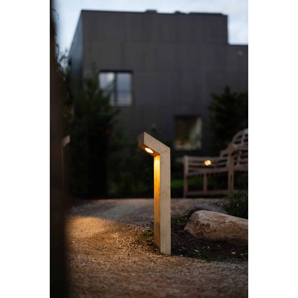 Éclairage de chemin en bois Punto Accoya - 100cm - 2700K Timberlab 8716803514041