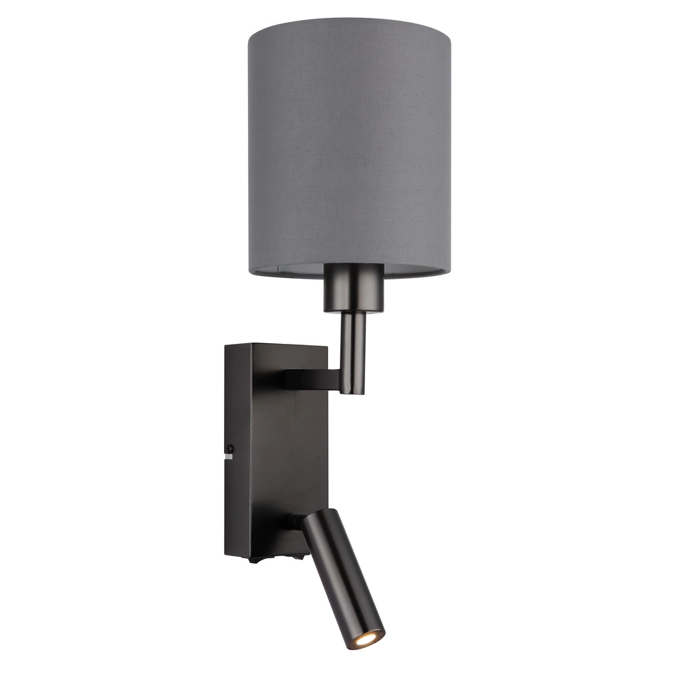 Lampe de chevet Zamora noir avec un bonnet Globo 9007371572892