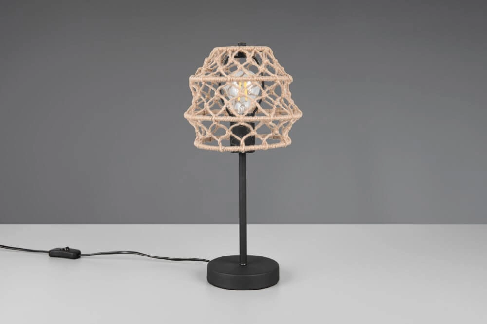 Lampe de table en rotin Hive Ø 20cm Trio 4017807637229