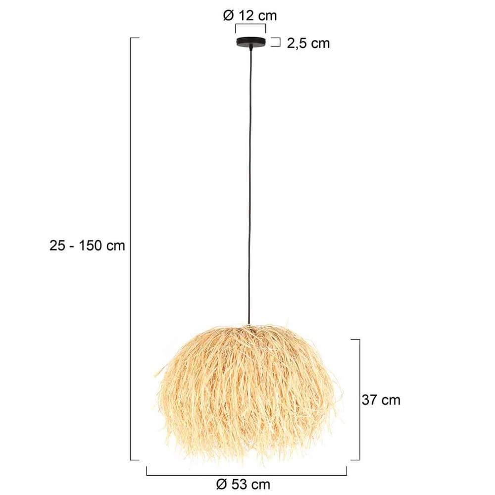 Suspension Grass couleur paille Steinhauer 8712746173482