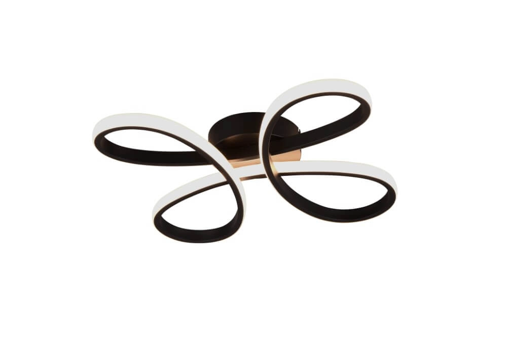 Plafonnier Fly conception noir Trio 4017807600834