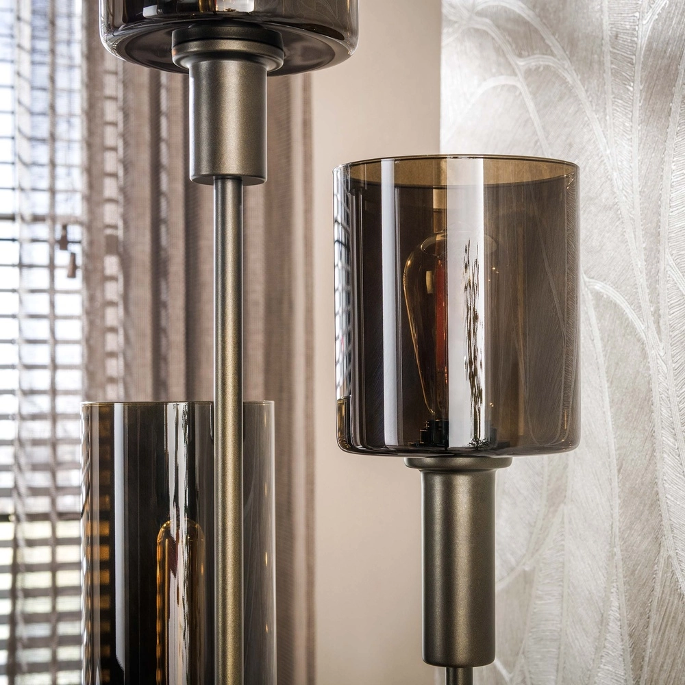 Lampadaire de conception Sepiora Sienne brun 5 clairs Lyora 8716803515345