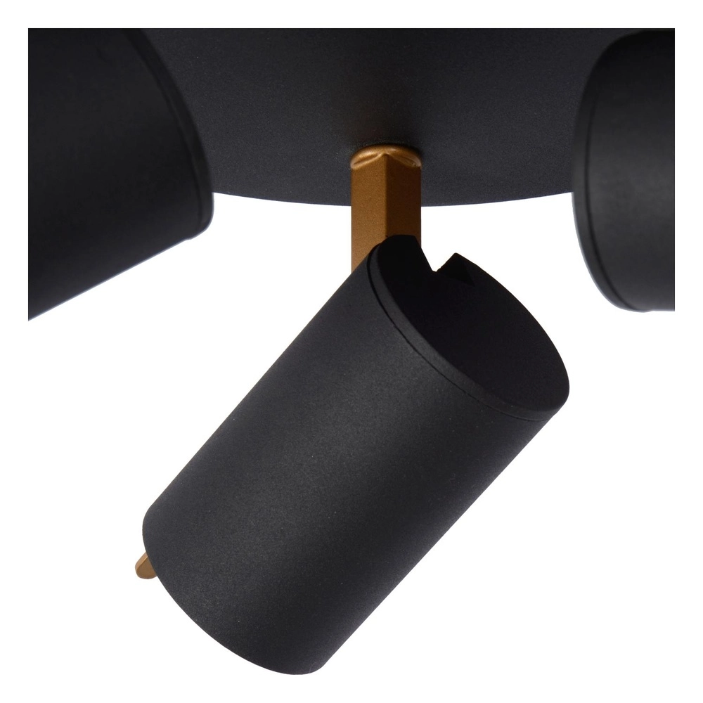 Lampe de plafond Grony Noir à 3 lumières Lucide 5411212176912