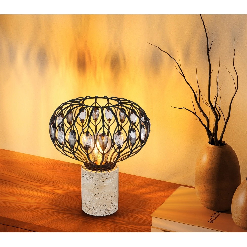 Lampe de table Dorthy Country Black Globo 9007371566075