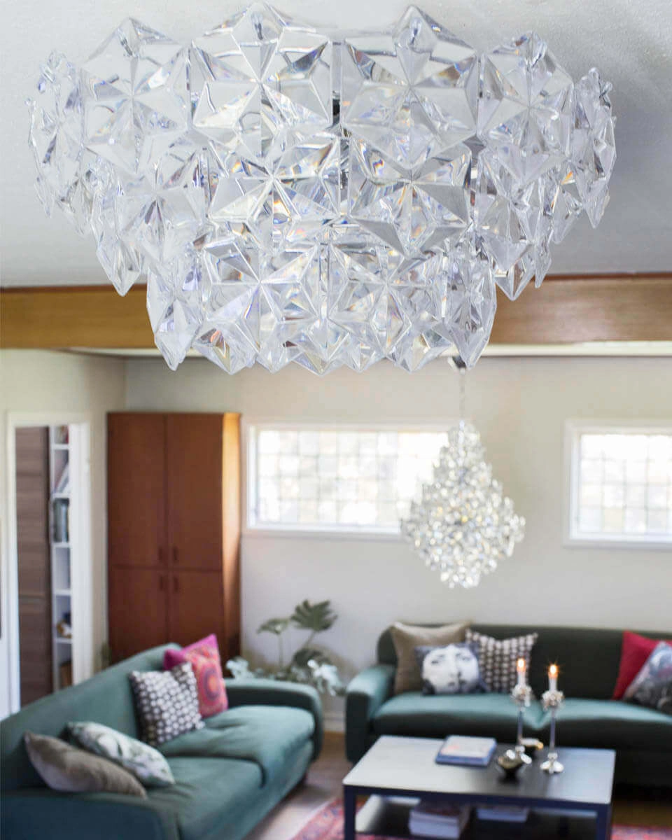 Plafonnier Monarque chrome By Rydéns 7391741009500