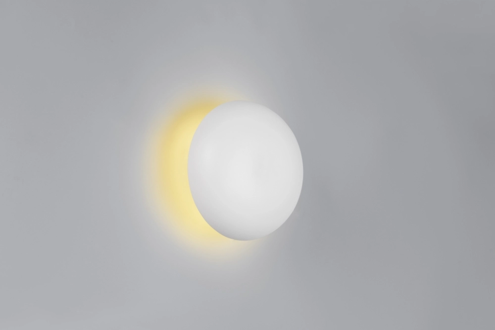 Applique murale blanche Davey Ø 15cm