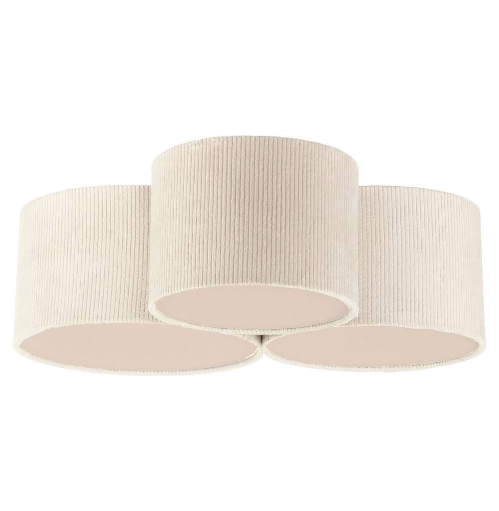 Plafonnier 3 lumières Green Duro couleur sable Plafonnier 3 lumières Green Duro couleur sable
