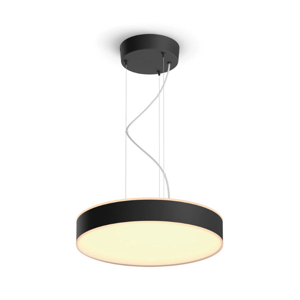 Lampe suspendue Hue Enrave - White Ambiance Ø 42,5 cm noir Philips 8718696176580