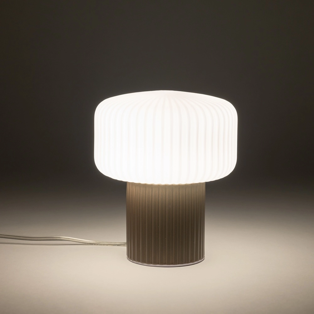 Lampe de table Tika brun Ø 16cm Lyora 5903139119795