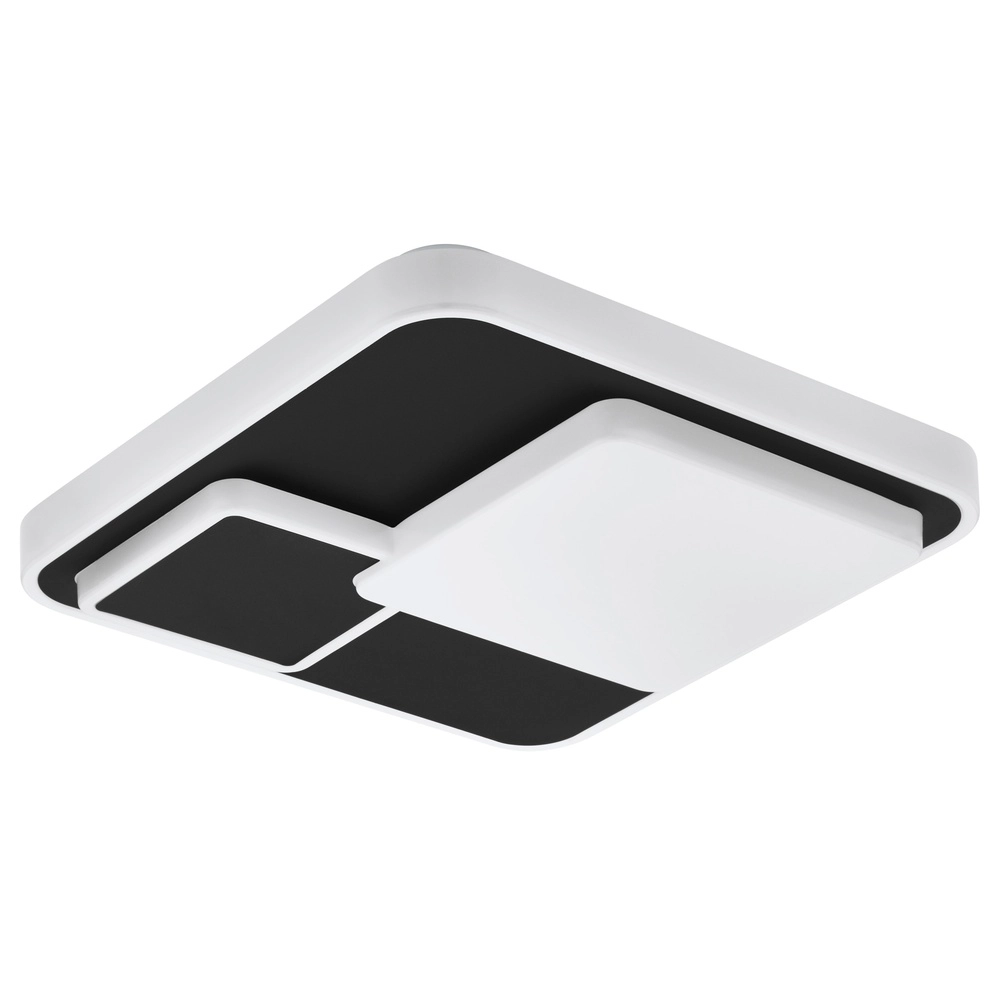 Lampe de plafond moderne Lepreso Carré noir