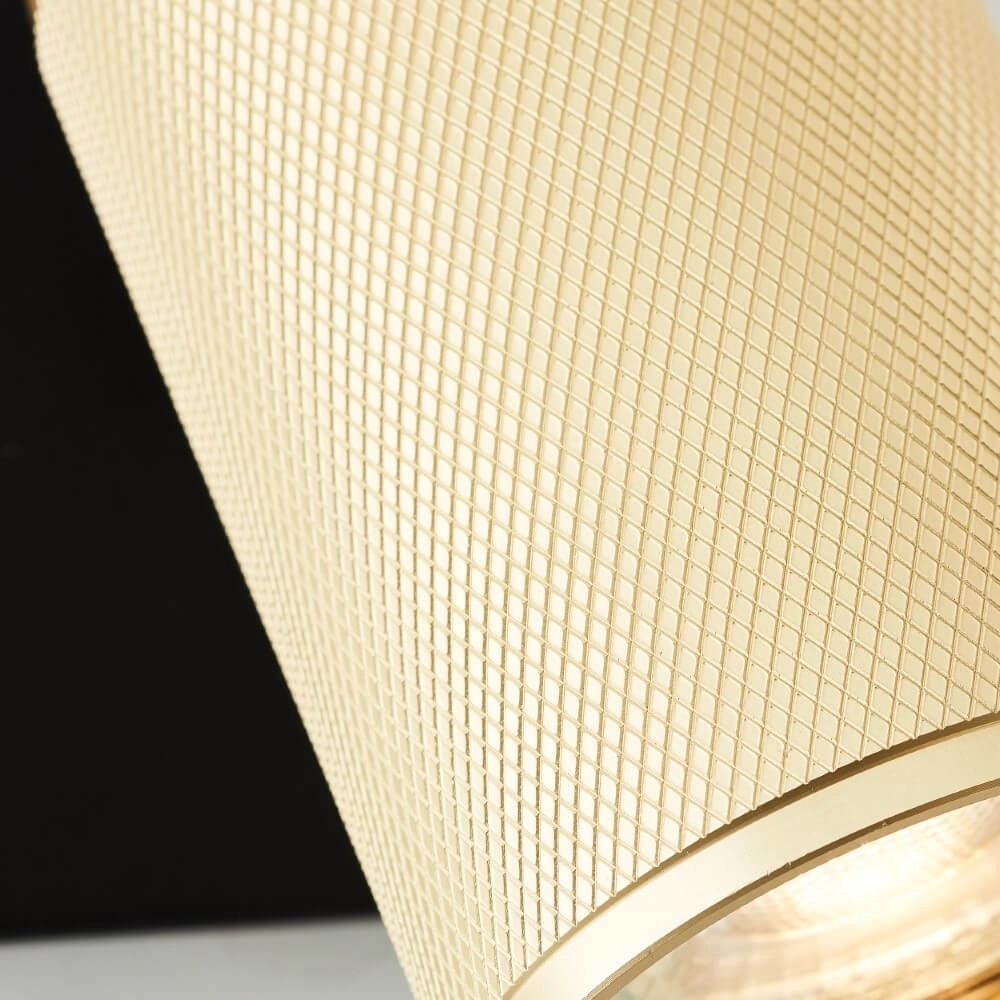 Spot en saillie Marty noir avec de l'or Brilliant 4004353424373