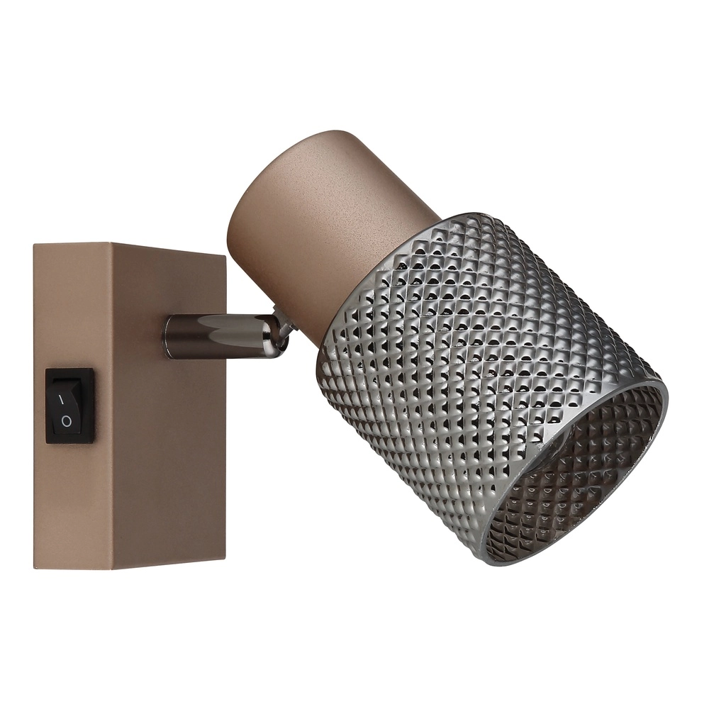 Lampe murale Satella Café brun Globo 9007371471560