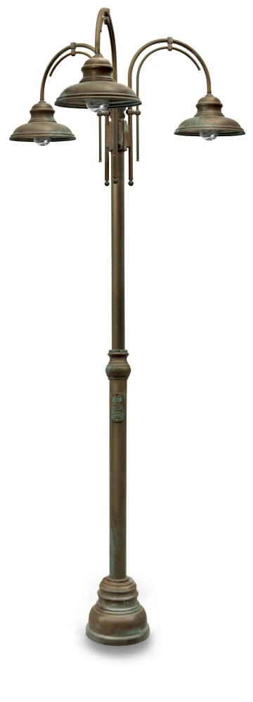 Lampe sur pied Mill XL - laiton vieilli 3 lumières