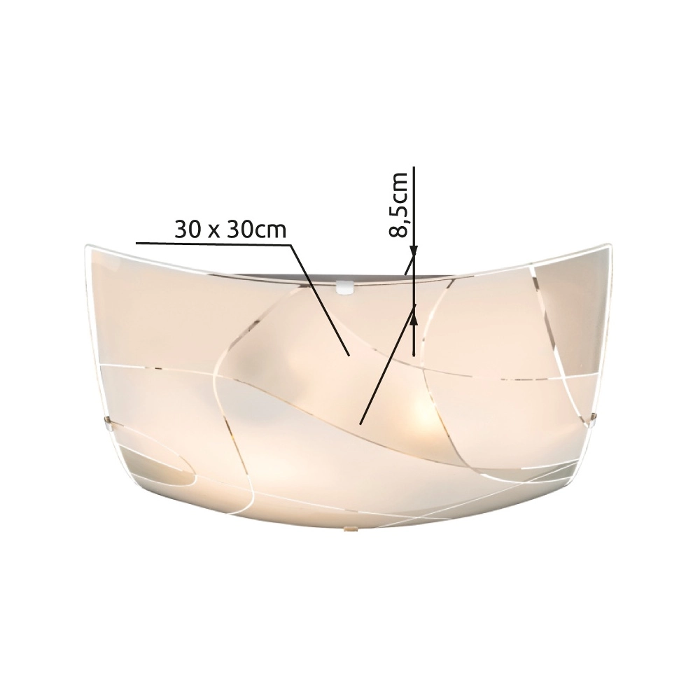 Lampe de plafond Paranja Blanc Globo 9007371332281