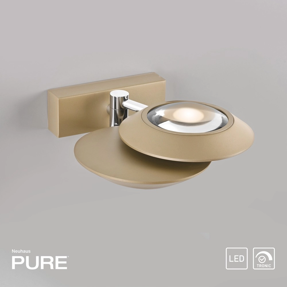 Lumière murale LED 2L Pure Oculis Bronce Paul Neuhaus 4012248397039
