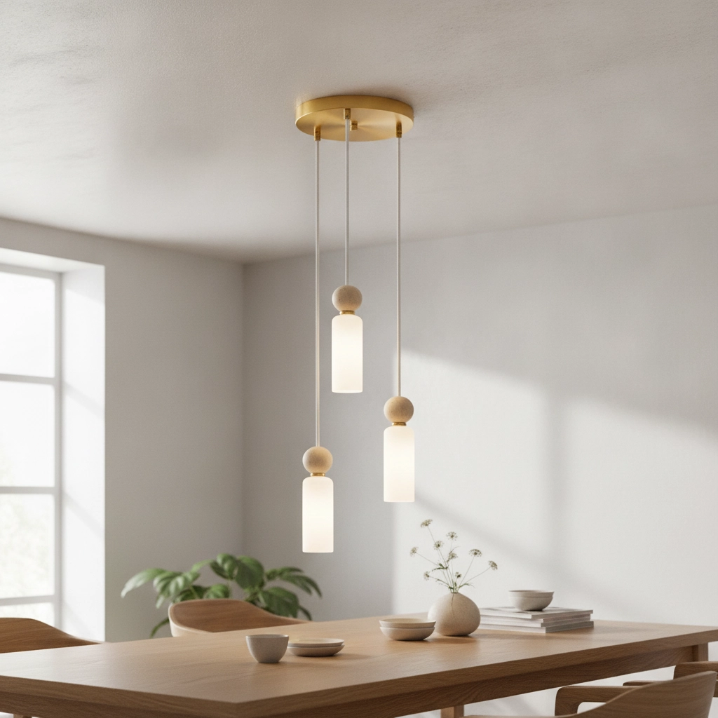 Suspension Filomena Or 3 lumières