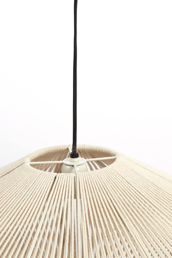Suspension japandi Felida Ø 56cm crème Light & Living 8717807694364