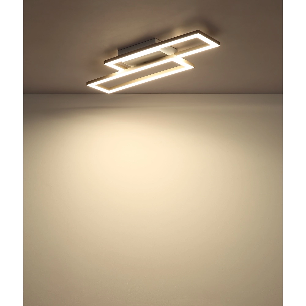 Plafonnier moderne Wilton brun sable 15.5cm Globo 9007371578801