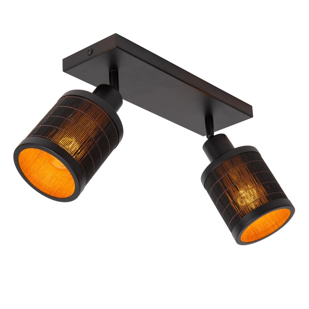 Lampe de plafond Tagalog Double Noir Lucide 5411212211675