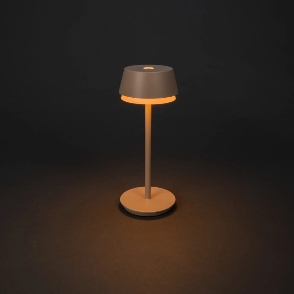 Lampe de table Lyon couleur sable avec fonction RVB KonstSmide 7318307830330