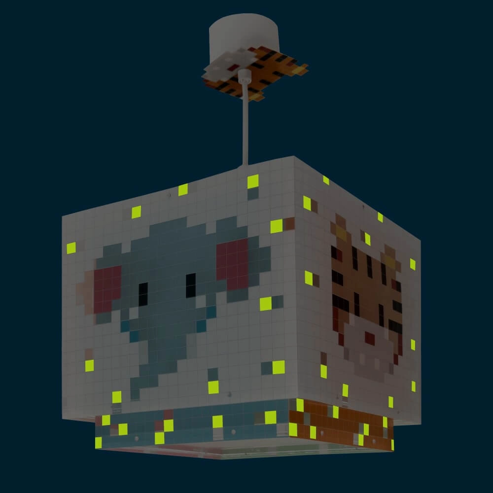 Lampe suspendue chambre d'enfant Little Pixel Dalber 8420406633725