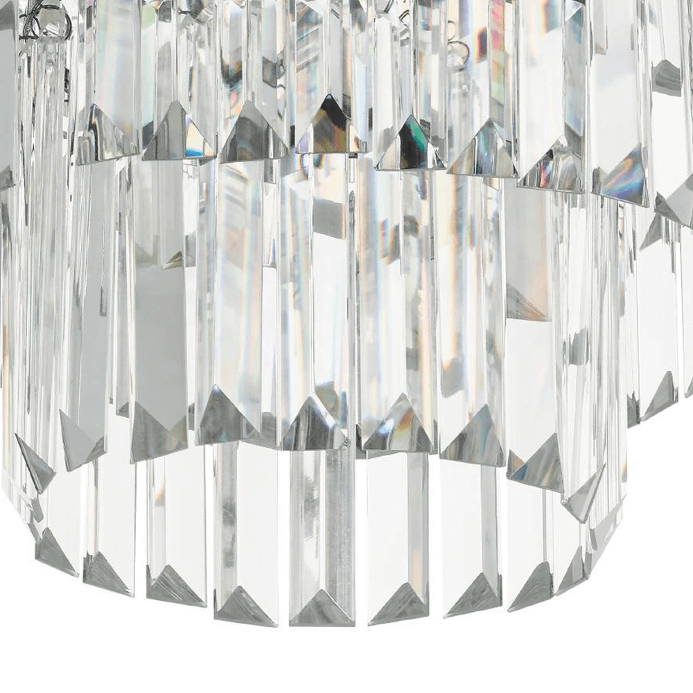 Plafonnier Basic avec cristal Agrigento Ø 50 cm Stars of Light 9002759395698