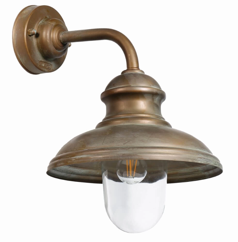 Lampe d’extérieur élégante Little Mill laiton vieilli