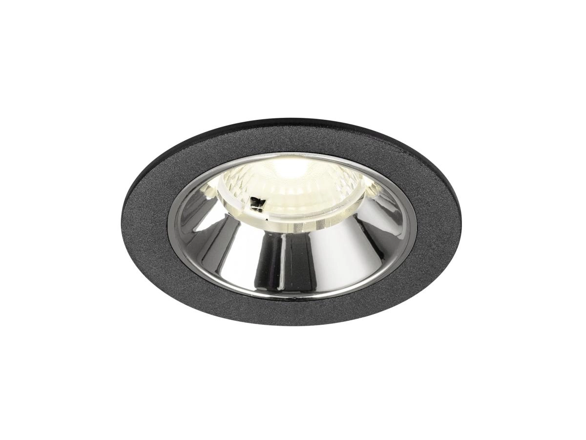 Spot encastré Numinos S noir/chrome 4000K - 40 deg