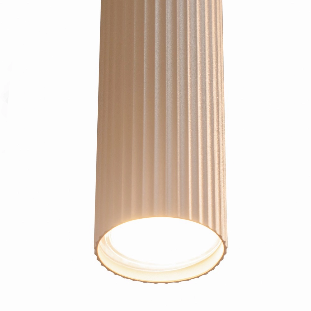 Lampe pendante de conception Fariolo 6 clairs brun sable droit Eglo 9008606391646