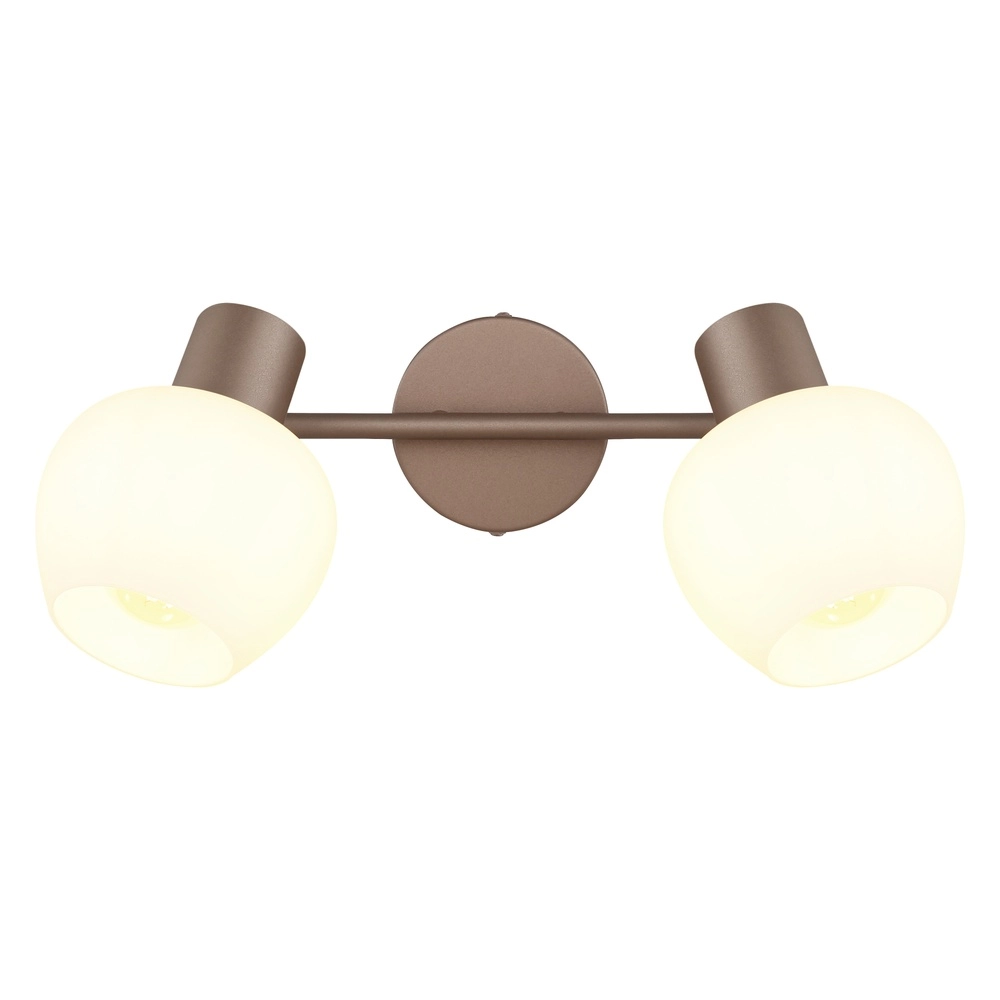 Lampe de plafond Eileen 2-café marron clair Globo 9007371589562