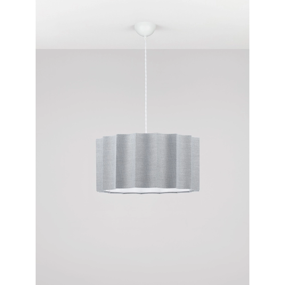 Lampe pendante de conception Alve gris Ø 45cm Lyora 5212017493668