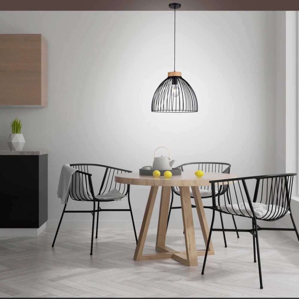 Lampe suspendue Lami noir Just Light 4043689982768