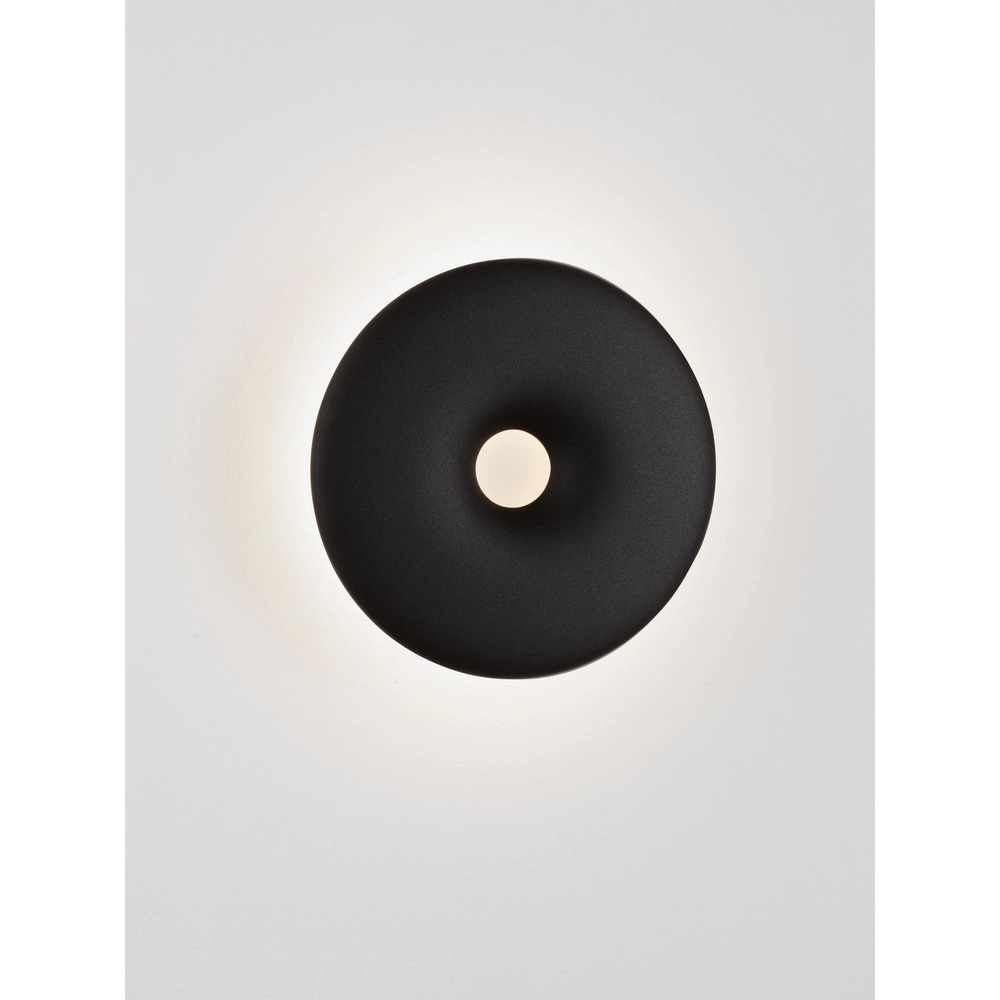 Lampe murale unique Splash Noir rond Lyora 5212017497185