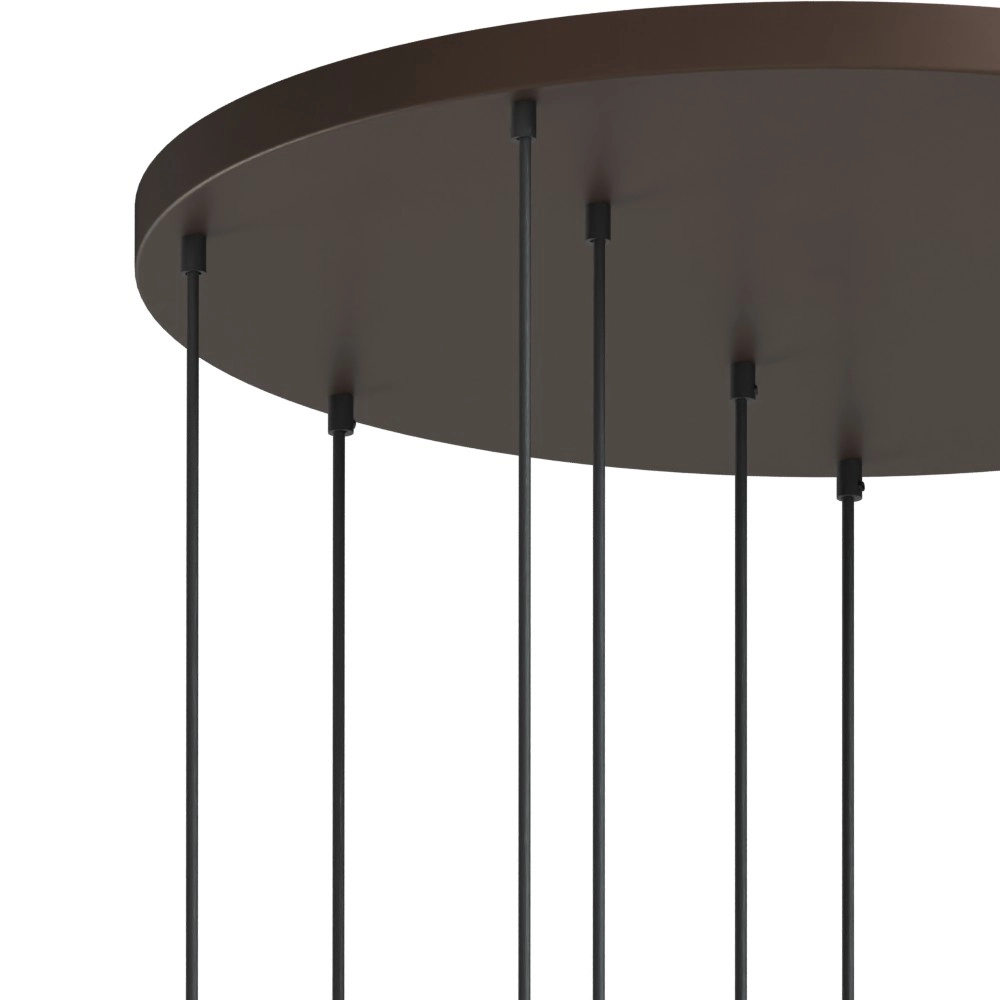Lampe suspendue à 10 lampes Carta Pineapple Cacao à capuchon de papier de pensée Masterlight 8718121437996