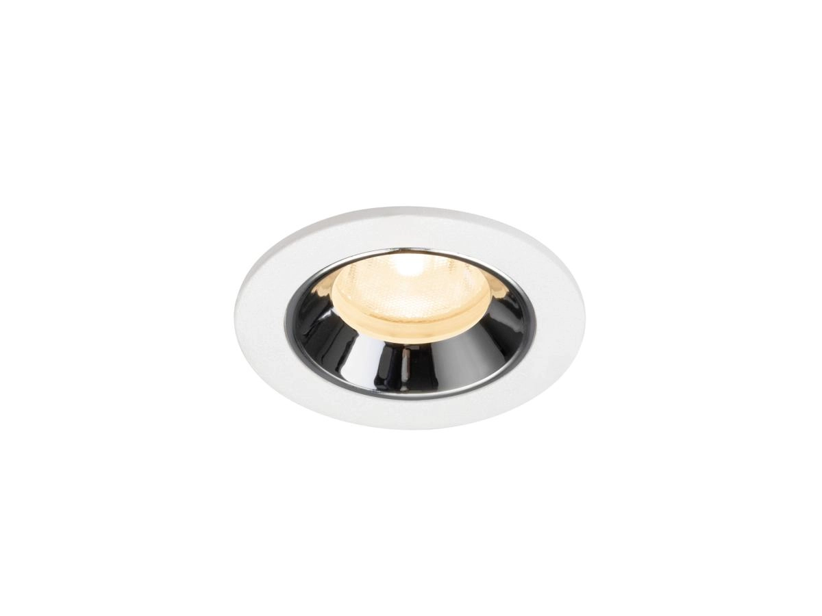 Spot encastré Numinos XS blanc/chrome 2700K - 40 deg