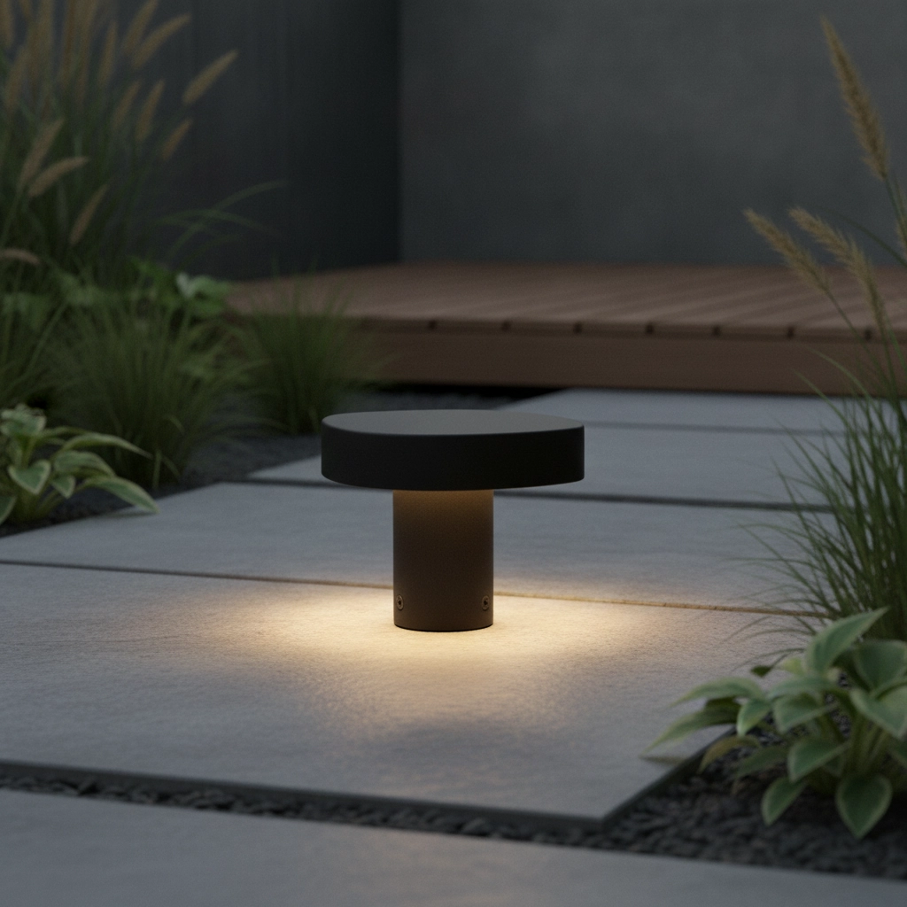 Lampe de jardin conçue Balic 10 cm noir