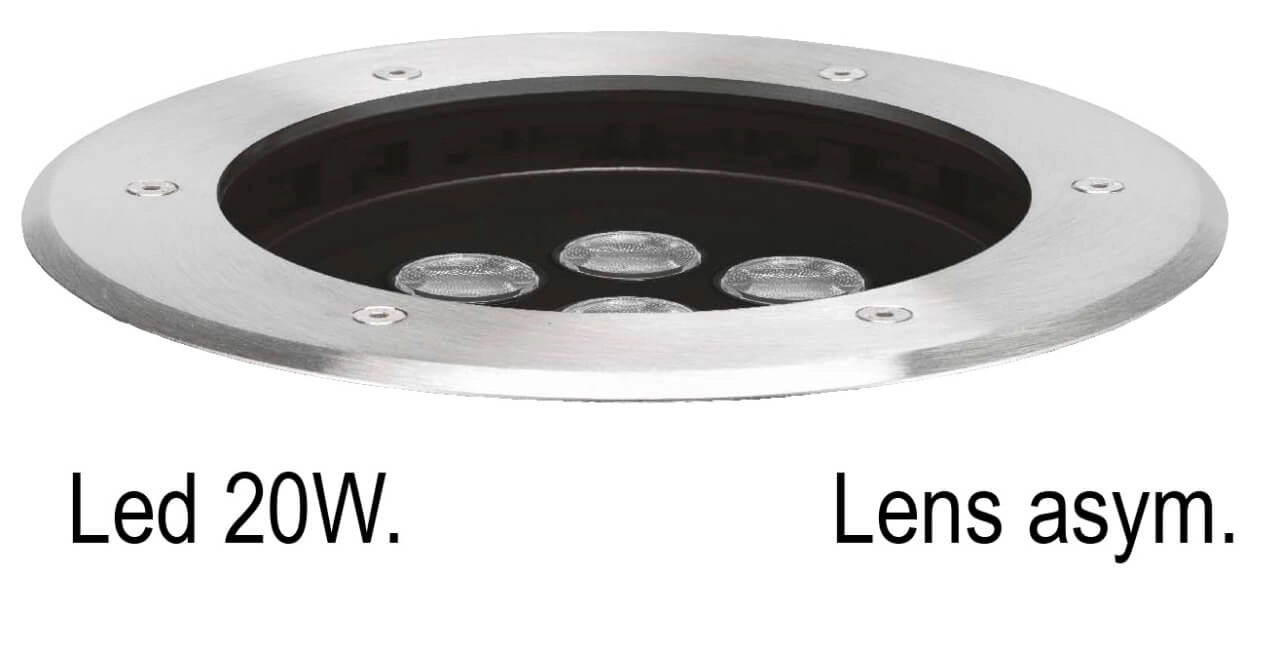 Spot au sol XL Spotpro asymétrique