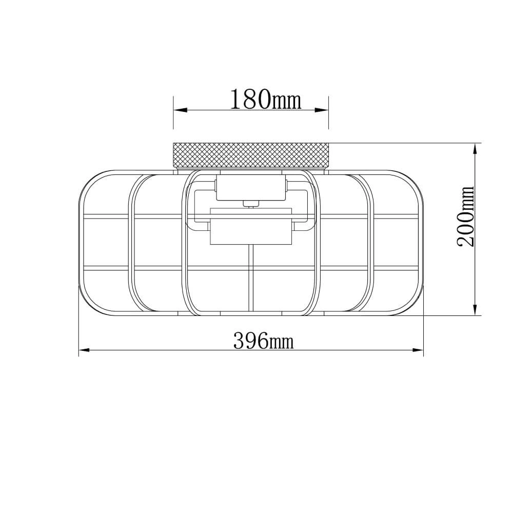 Plafonnier rural Gwen Ø40cm Brilliant 4004353408410