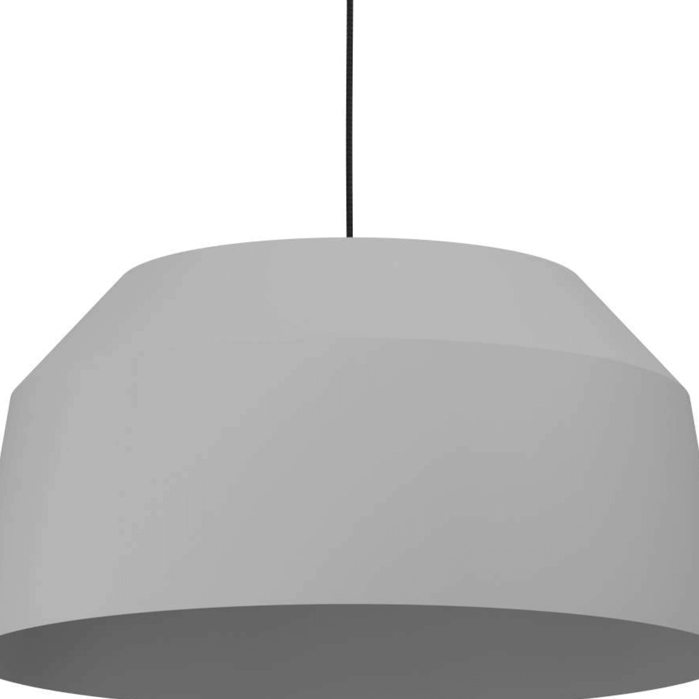 Lampe à suspension grise Contrisa Ø 52 cm Eglo 9008606243624