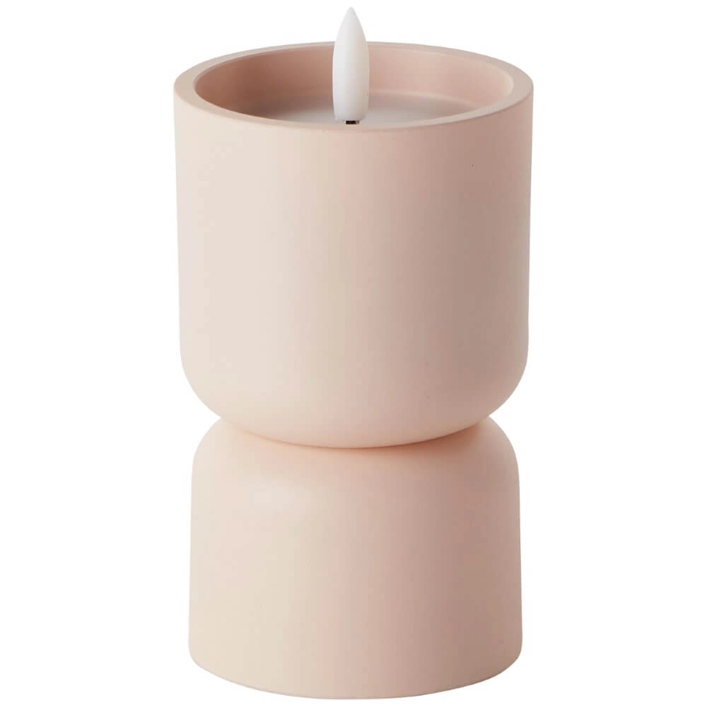 Lampe bougie Lovere crème 15cm Brilliant 4004353435454