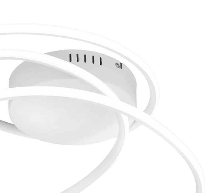 Plafonnier LED Bologna blanc Trio 4017807525632