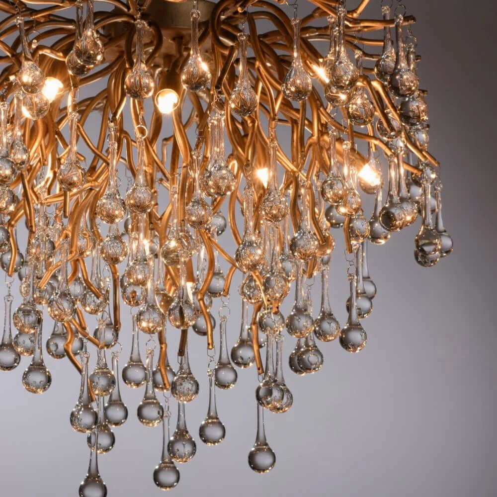 Lustre Icicle laiton 50cm Paul Neuhaus 4012248352083